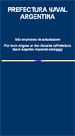 Mobile Screenshot of prefecturanaval.edu.ar