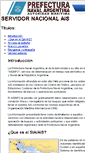 Mobile Screenshot of ais.prefecturanaval.gov.ar